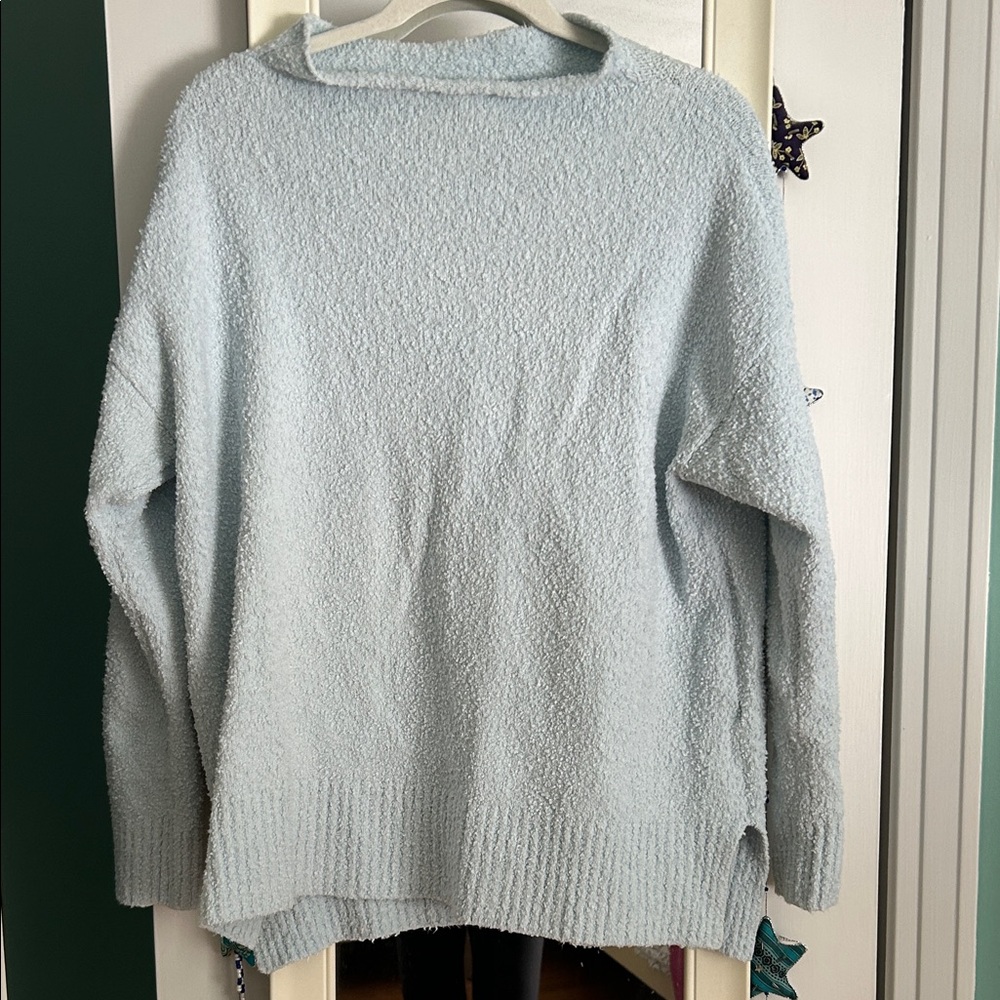 Eileen Fisher Cozy Light Blue Women's Sweater  M